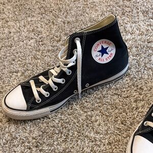Converse Black and White High-Top Sneakers